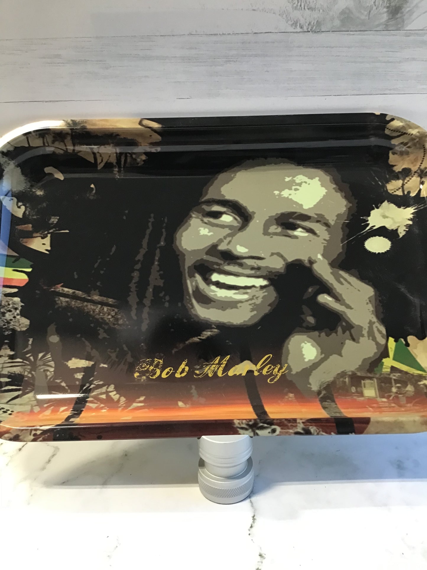 Bob Marley medium rolling tray