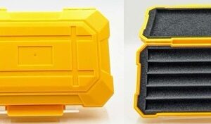 Humidor -Travel case (Black and Yellow )