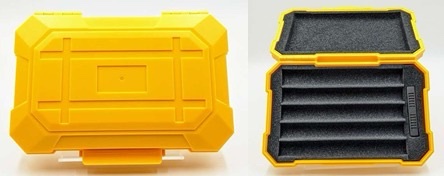 Humidor -Travel case (Black and Yellow )