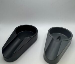 Single Cigar ash tray - Black and Charcoal