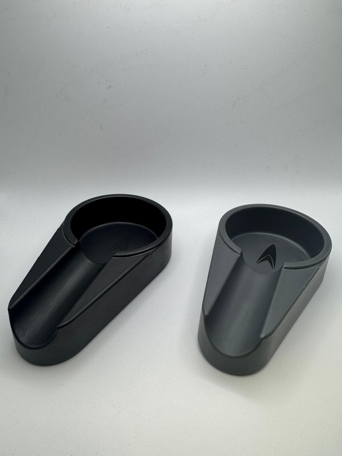 Single Cigar ash tray - Black and Charcoal