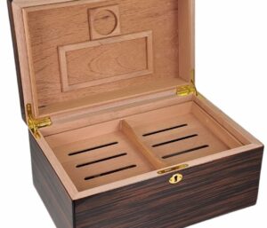 Brown Large Wooden- HUMIDOR