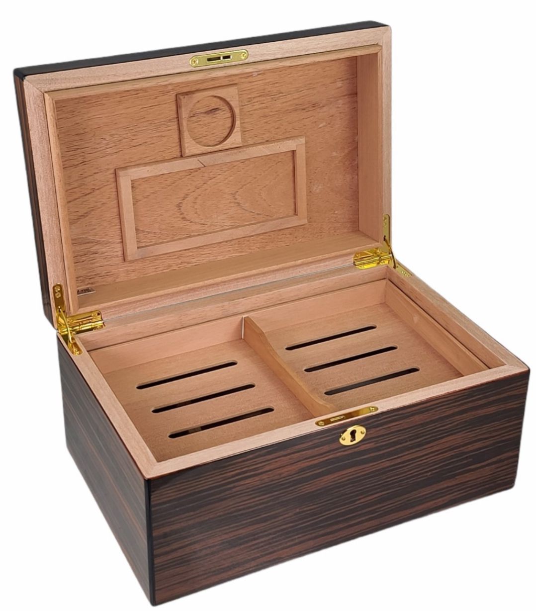 Brown Large Wooden- HUMIDOR