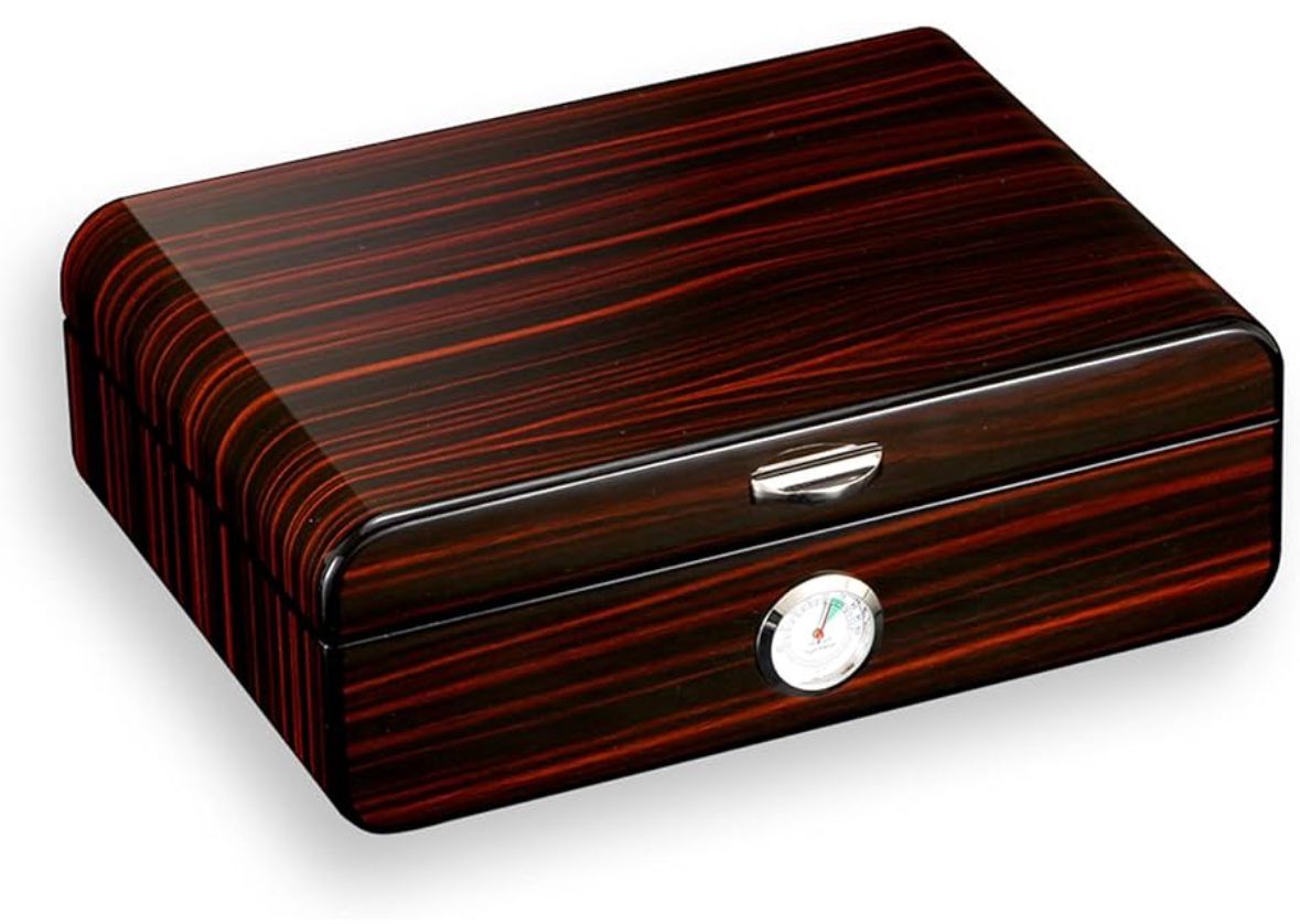 Brown wooden HUMIDOR