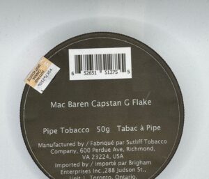 MAC BAREN CAPSTAN G FLAKE 50G PIPE TOBBACO