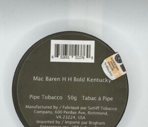 MAC BAREN H H BOLD KENTUCKY 50 G PIPE TOBACCO