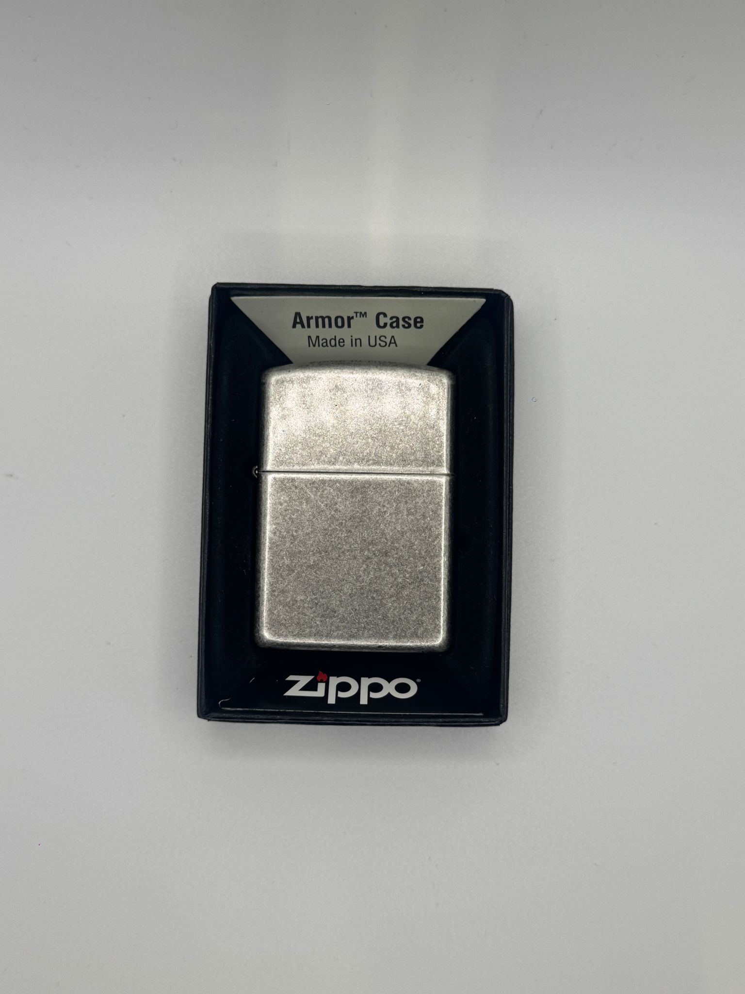 Zippo- Silver armor case