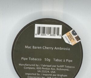 MAC BAREN CHERRY AMBROSIA 50G PIPE TOBACCO