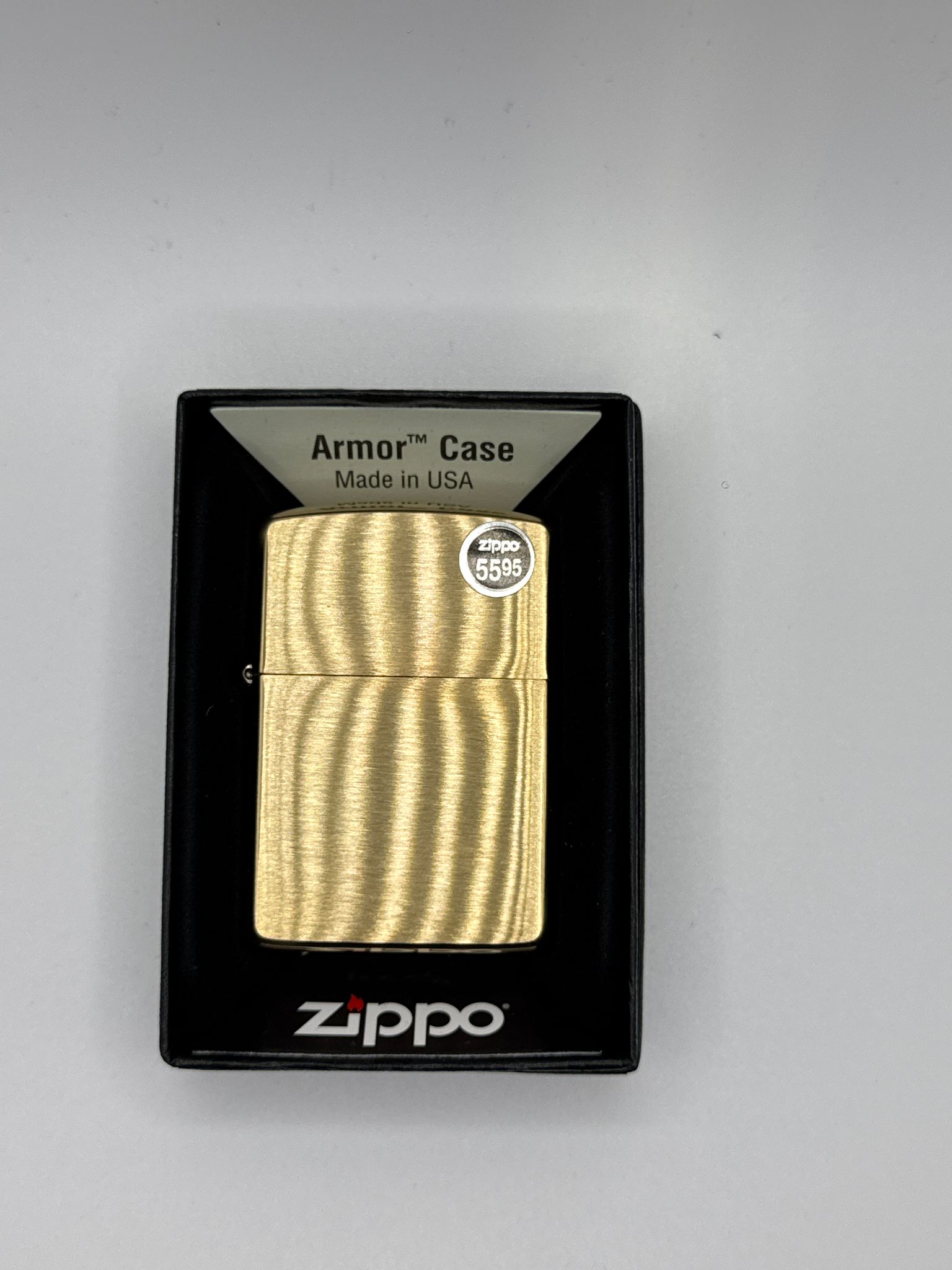 ZIPPO- Gold Armor Case