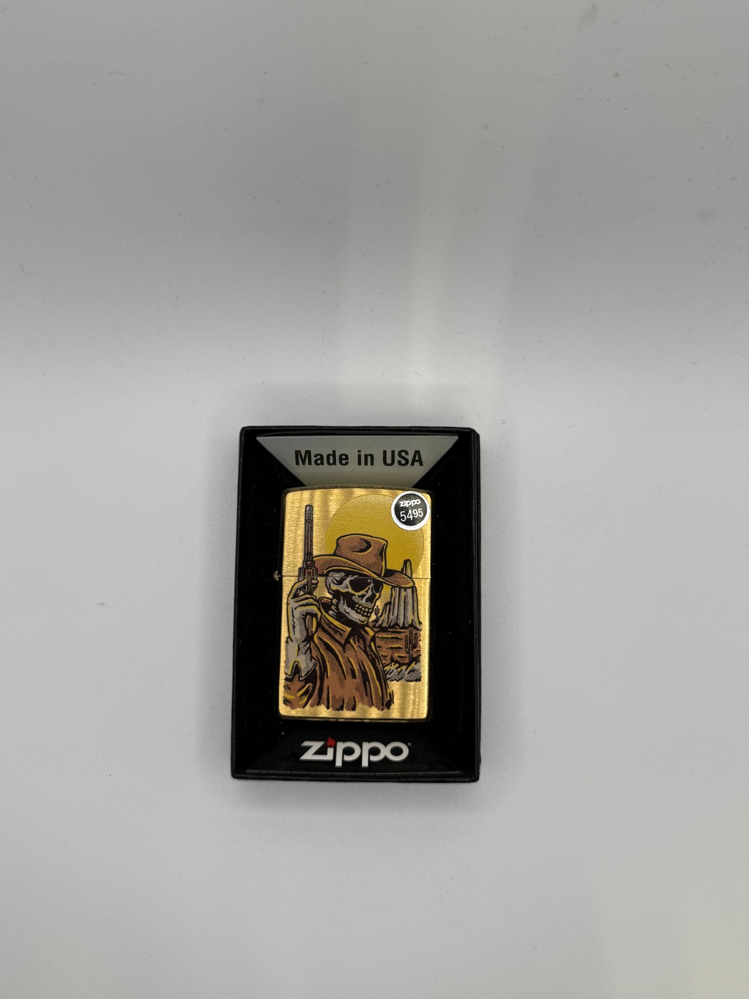 Zippo- Wild West Skeleton