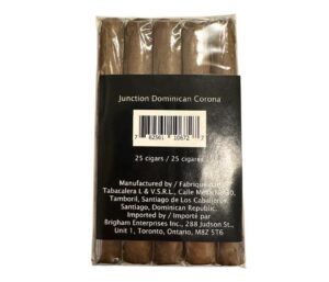 Junction Dominican Corona bundle of 25 cigars