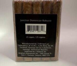 Junction Dominican Robusto Bundle of 25 cigars