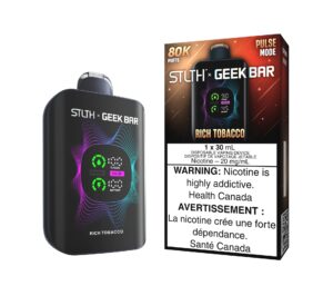 Stlth x Geek Bar 80k - Rich Tobacco