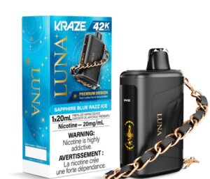 Kraze Luna 42k Sapphire Blue Razz ice