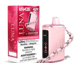 Kraze Luna 42k Ruby Peach Watermelon ice