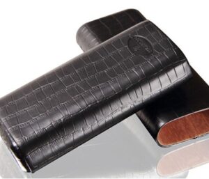 Cigar Case ( Crocodile Black) 3ct